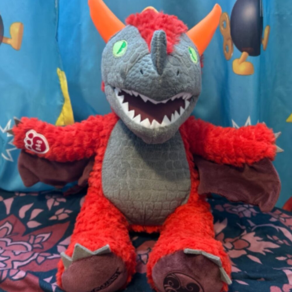 Build A Bear Magiquest Red Dragon Plush